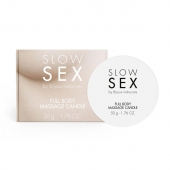 Массажная свеча для всего тела Slow Sex - 50 гр. - Bijoux Indiscrets - купить с доставкой в Одинцово