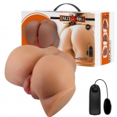 Карамельный мастурбатор-полуторс Emilia с вибрацией - Baile - в Одинцово купить с доставкой