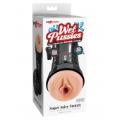 Мастурбатор-вагина в колбе Super Juicy Snatch - Pipedream - в Одинцово купить с доставкой