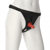 Трусики со штырьком для фиксации насадок Ultra Harness with Plug - Doc Johnson - купить с доставкой в Одинцово