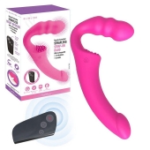 Розовый безремневой страпон Straples Strap-On Dildo - Erokay - купить с доставкой в Одинцово