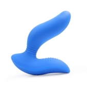 Синий вибромассажер простаты 3,5’’ Curve P-spot Massager - 12 см. - Erokay - в Одинцово купить с доставкой