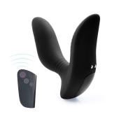 Черный вибромассажер простаты 3,5’’ Remote Control Curve P-spot Massager - 12 см. - Erokay - в Одинцово купить с доставкой