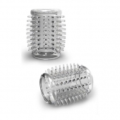Прозрачная насадка с шипами STAY HARD COCK SLEEVE 01 CLEAR - Blush Novelties - в Одинцово купить с доставкой