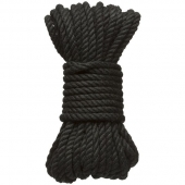 Черная верёвка для связывания и фиксации Bind Tie - 9,14 м. - Doc Johnson - купить с доставкой в Одинцово