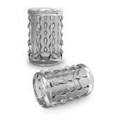 Прозрачная насадка с бороздками STAY HARD COCK SLEEVE 04 CLEAR - Blush Novelties - в Одинцово купить с доставкой