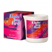 Массажная свеча Light My Fire с ароматом моной - 80 мл. - Love to Love - купить с доставкой в Одинцово