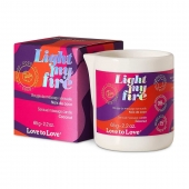 Массажная свеча Light My Fire Coconut с ароматом кокоса - 65 гр. - Love to Love - купить с доставкой в Одинцово