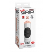 Мастурбатор-вагина Extreme Toyz Mega Grip Vibrating Stroker Mouth - Pipedream - в Одинцово купить с доставкой