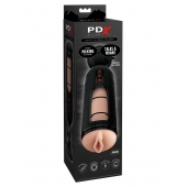 Мастурбатор-вагина с вибрацией Vibrating Mega Milker - Pipedream - в Одинцово купить с доставкой