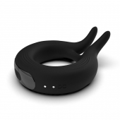 Черное эрекционное кольцо Marry Me Rechargeable Vibrating Cockring - Adrien Lastic - в Одинцово купить с доставкой
