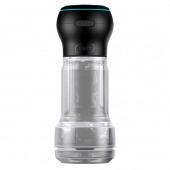 Набор PowerBlow   Feel Pocket Stroker Crystal: мастурбатор и интерактивная насадка - Kiiroo - в Одинцово купить с доставкой