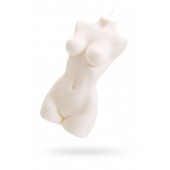 Белая интерьерная свеча в форме женского торса - 850 гр. - Pecado - купить с доставкой в Одинцово