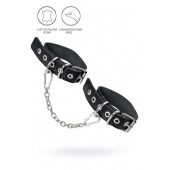 Черные оковы из одного ремешка с люверсами - Pecado - купить с доставкой в Одинцово