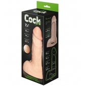 Телесный фаллоудлинитель с мошонкой Cock Next - 19 см. - LOVETOY (А-Полимер) - в Одинцово купить с доставкой