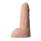 Телесный фаллоудлинитель с мошонкой Cock Next - 19 см. - LOVETOY (А-Полимер) - в Одинцово купить с доставкой