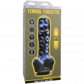 Черно-синяя мини-машина на присоске Tendril Thruster - 21,6 см. - Doc Johnson - купить с доставкой в Одинцово