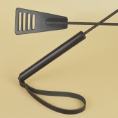 Черный кожаный стек «Сириус» - 60 см. - Sitabella - купить с доставкой в Одинцово