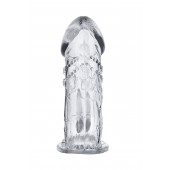 Прозрачная насадка на пенис Uco - 13 см. - A-toys - в Одинцово купить с доставкой