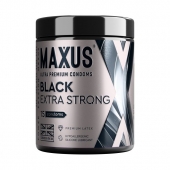 Черные утолщенные презервативы MAXUS Extra Strong с железным кейсом - 15 шт. - Maxus - купить с доставкой в Одинцово