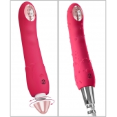 Малиновая насадка на душ с вибрацией Showers to orgasm - 20,1 см. - Orion - купить с доставкой в Одинцово