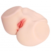 Мастурбатор-полуторс с двойным слоем материала и вибрацией Jenny Onahole Real Vagina - KOKOS - в Одинцово купить с доставкой