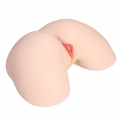 Мастурбатор-полуторс с двойным слоем материала Jenny Onahole Real Hips - KOKOS - в Одинцово купить с доставкой