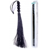 Черная силиконовая плеть - 37 см. - Boys of Toys - купить с доставкой в Одинцово