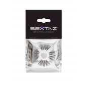 Эластичное эрекционное кольцо с черными «ресничками» - Sextaz - в Одинцово купить с доставкой