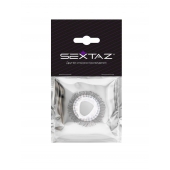 Эластичное эрекционное кольцо с длинными черными «ресничками» - Sextaz - в Одинцово купить с доставкой