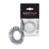 Круглое эрекционное кольцо с длинными «ресничками» - Sextaz - в Одинцово купить с доставкой