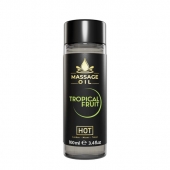Массажное масло c ароматом тропических фруктов Massage Oil - 100 мл. - HOT - купить с доставкой в Одинцово
