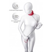 Красный ошейник с подкладкой из меха - ToyFa - купить с доставкой в Одинцово