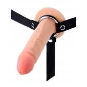 Мужской полый страпон на регулируемых ремнях - 18,5 см. - Sex Expert - купить с доставкой в Одинцово