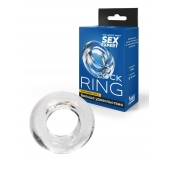 Прозрачное эрекционное кольцо-бублик - Sex Expert - в Одинцово купить с доставкой