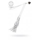 Белая кожаная плеть - 50 см. - Pecado - купить с доставкой в Одинцово