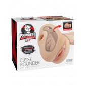 Телесный мастурбатор-вагина Pussy Pounder Squeeze Stroker - Pipedream - в Одинцово купить с доставкой