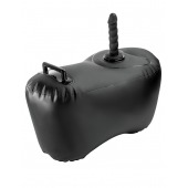 Черное надувное кресло с платформой для фиксации дилдо Body Dock Inflatable Love Seat - Pipedream - купить с доставкой в Одинцово