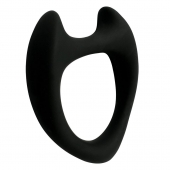 Черное эрекционное кольцо с рожками Wooomy Toro M - Adrien Lastic - в Одинцово купить с доставкой