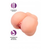 Реалистичный мастурбатор в форме попки с 2 любовными входами - No Name - в Одинцово купить с доставкой