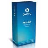 Презервативы OKOTO Mega Mix - 18 шт. - Sitabella - купить с доставкой в Одинцово
