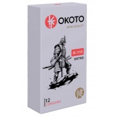 Точечные презервативы OKOTO Dotted - 12 шт. - Sitabella - купить с доставкой в Одинцово