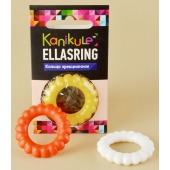Цветное рельефное эрекционное кольцо Ellasring - Sitabella - в Одинцово купить с доставкой