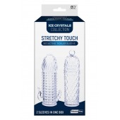 Набор из 2 прозрачных насадок на член Seductive Tickler Sleeves Set - NMC - в Одинцово купить с доставкой