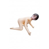 Телесная надувная секс-кукла в позиции догги-стайл - NMC - в Одинцово купить с доставкой