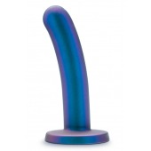 Синяя насадка с гладкой поверхностью Surrender 5.75 Inch Intermediate Pegging Dildo - 14,6 см. - Blush Novelties - купить с доставкой в Одинцово