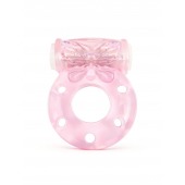 Розовое эрекционное виброкольцо с бабочкой - 1137 - в Одинцово купить с доставкой