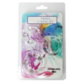 Набор из 3 эрекционных прозрачных колец - Boys of Toys - в Одинцово купить с доставкой