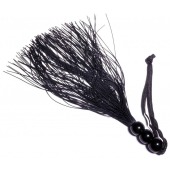 Черная силиконовая плетка - 25,4 см. - Boys of Toys - купить с доставкой в Одинцово