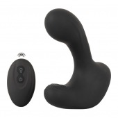 Черная анальная вибропробка с функцией расширения RC Butt Plug with 3 functions - Orion - в Одинцово купить с доставкой